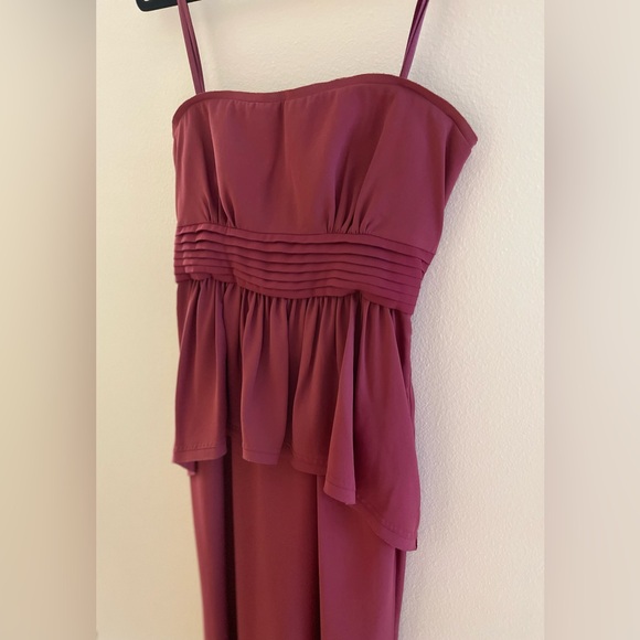 BCBGMaxAzria Ruella Gown in Merlot - Picture 4 of 8